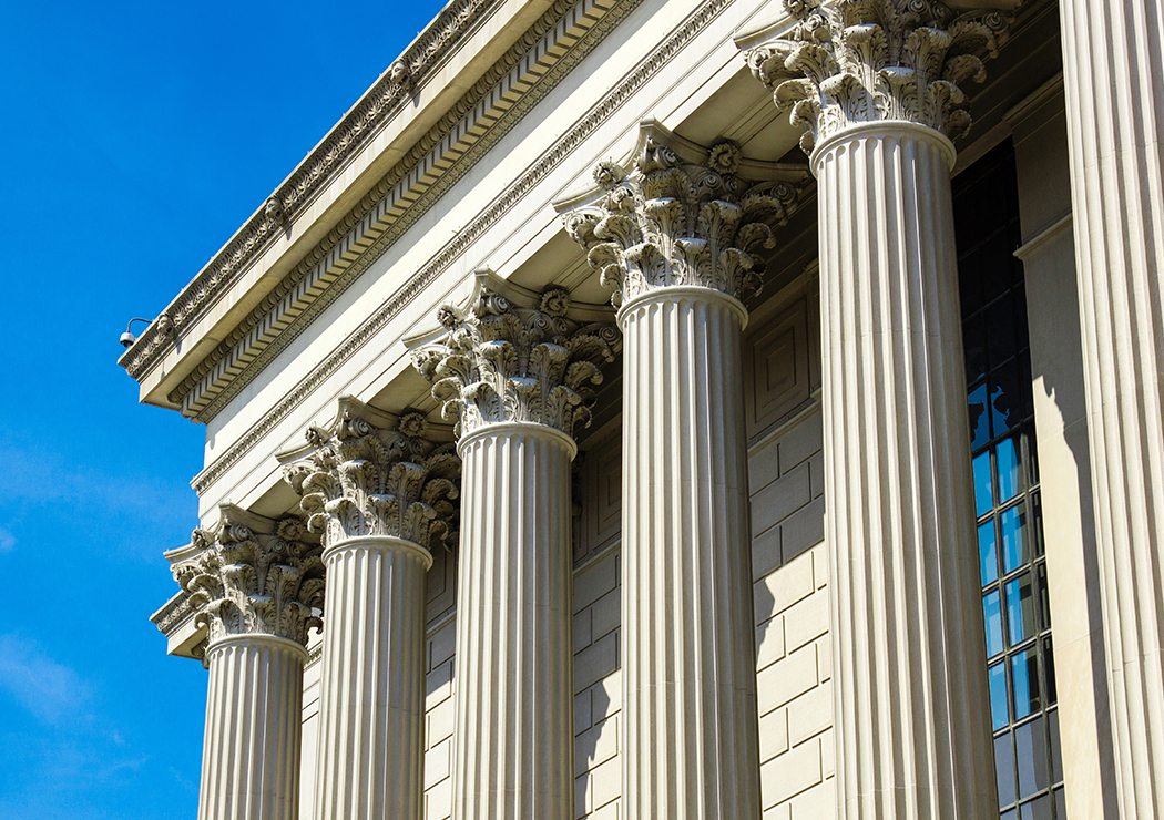 Closeup of Local and International Government Building as MMI Offers Expert Stockpile Solutions for Governments