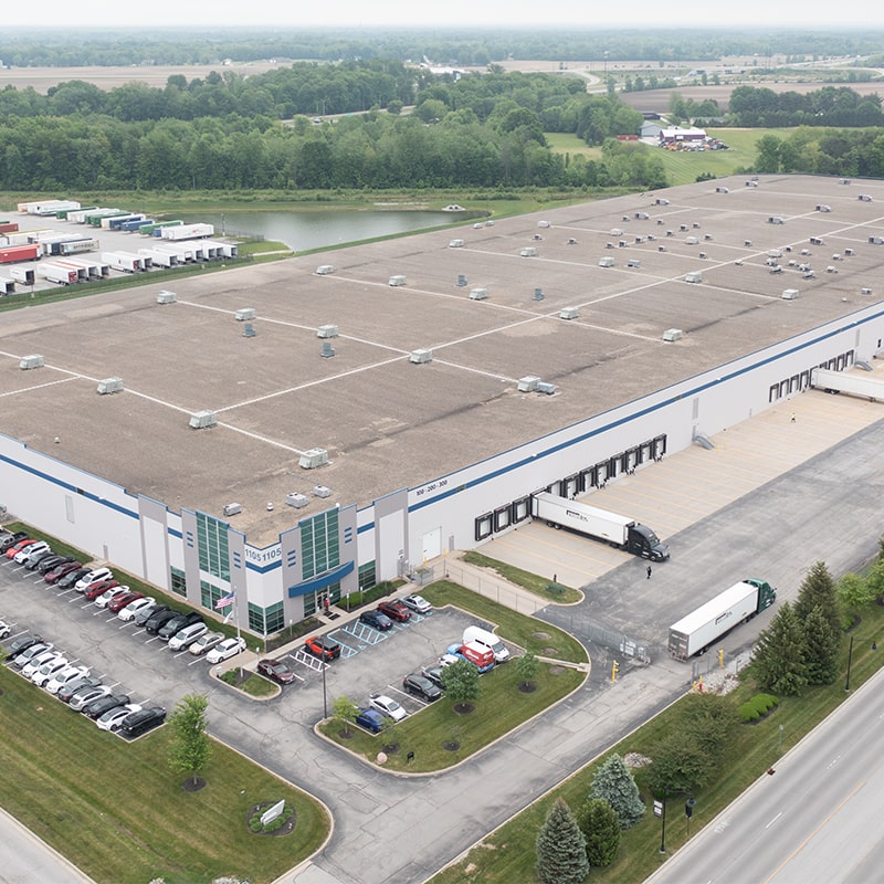Aerial View of MMI Storage Facility Providing Mission Critical Support